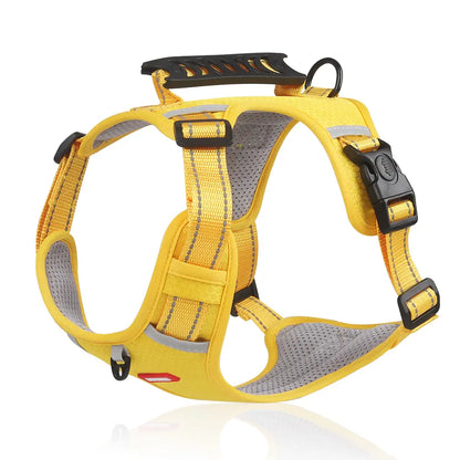 Medium Dog No-Pull Vest Harness, Comfortable and Durable Oxford Fabric with Control Handle and Reflective Strips for Outdoor Walking and Training