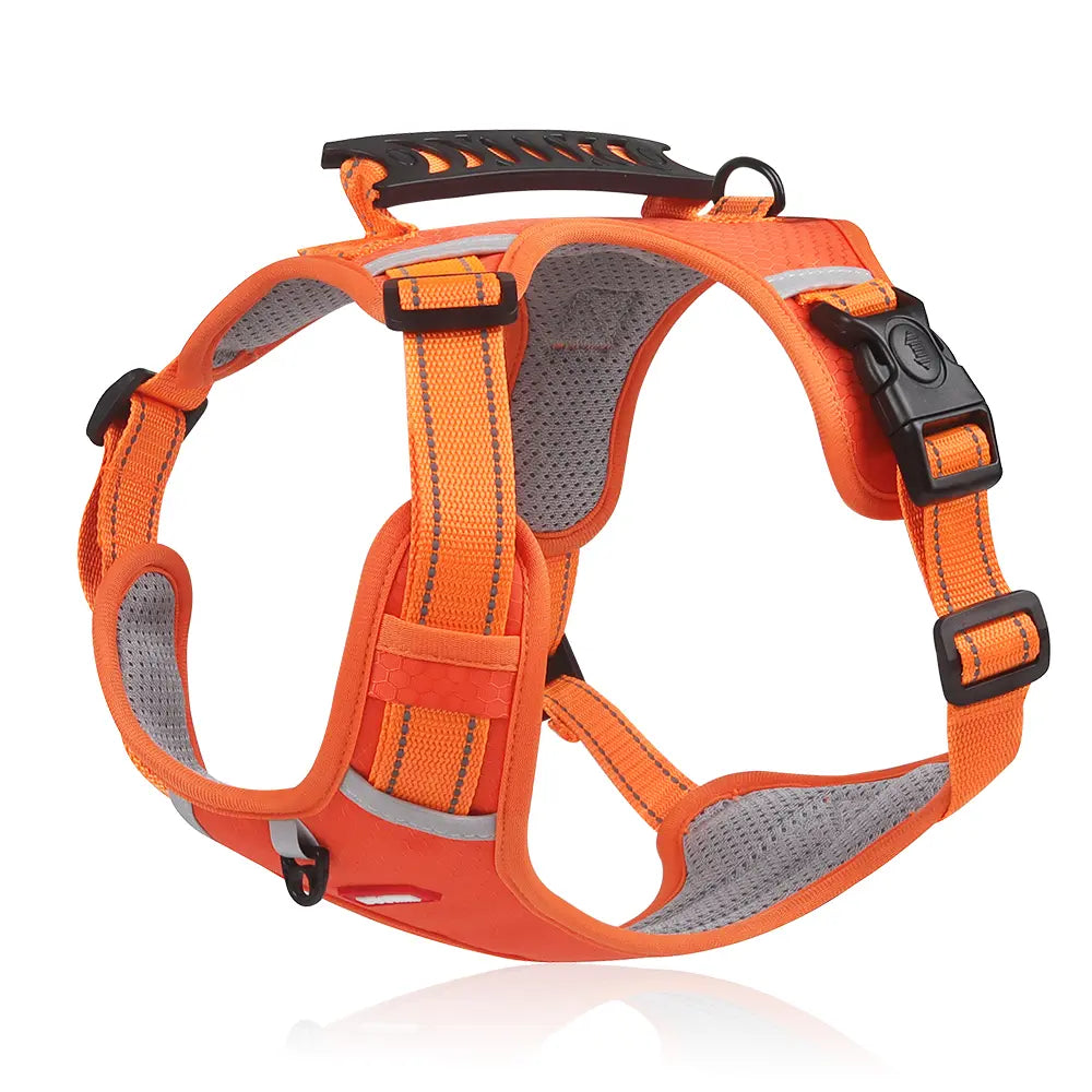 Medium Dog No-Pull Vest Harness, Comfortable and Durable Oxford Fabric with Control Handle and Reflective Strips for Outdoor Walking and Training