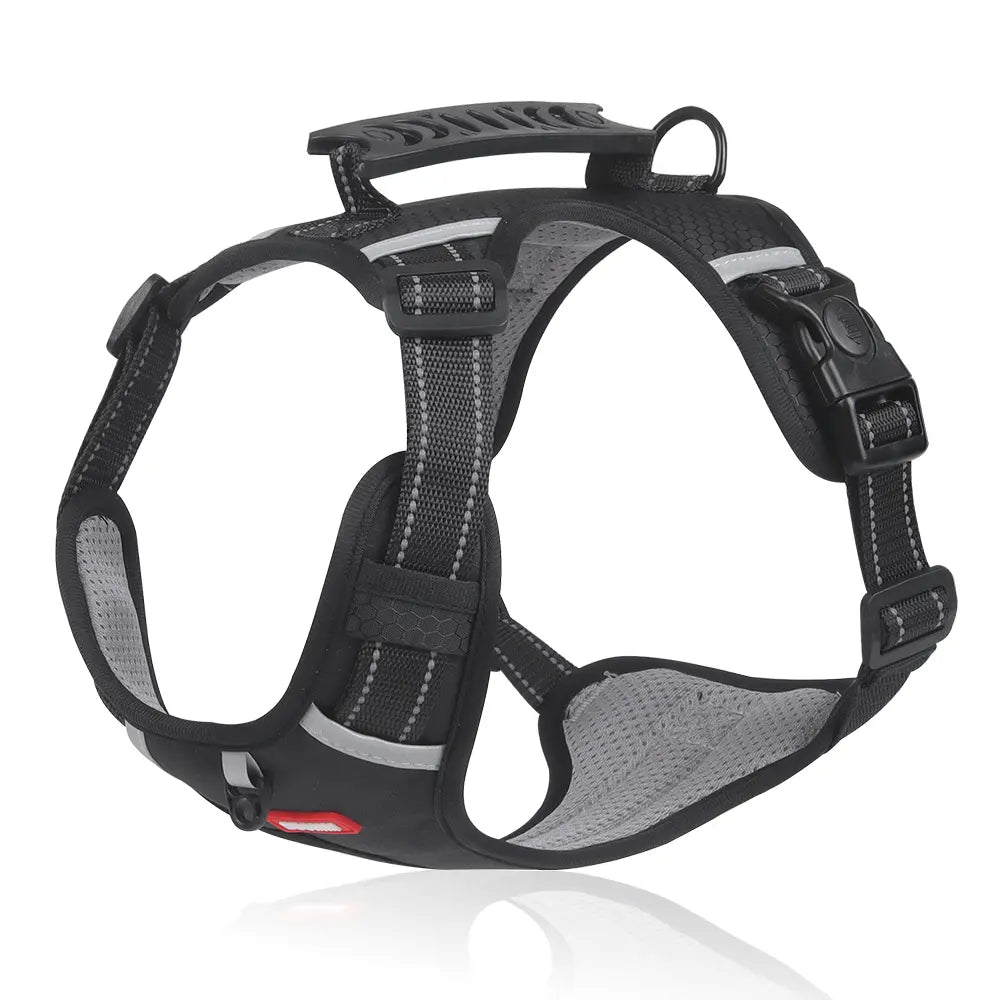 Medium Dog No-Pull Vest Harness, Comfortable and Durable Oxford Fabric with Control Handle and Reflective Strips for Outdoor Walking and Training