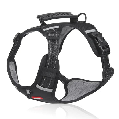 Medium Dog No-Pull Vest Harness, Comfortable and Durable Oxford Fabric with Control Handle and Reflective Strips for Outdoor Walking and Training